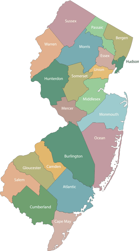 New Jersey Commercial Solar Systems 3 Nj map