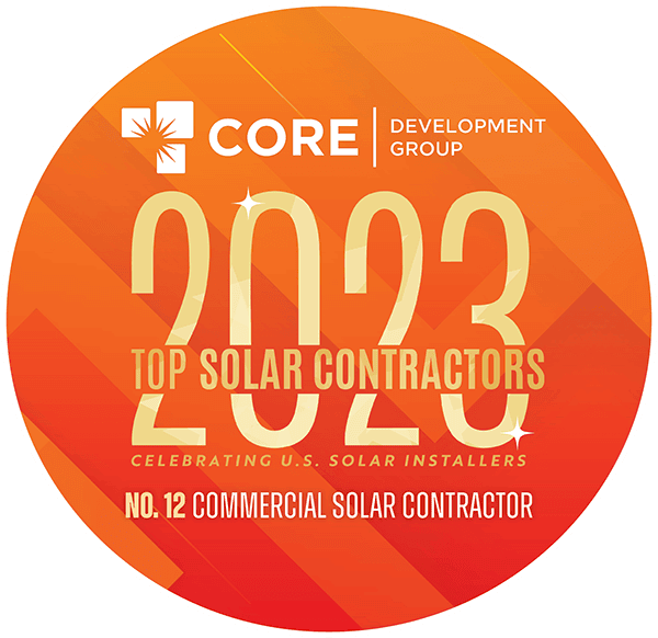 Core development group top solar contractors 2023 logo