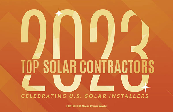 Solar power world 2023 top solar contractors