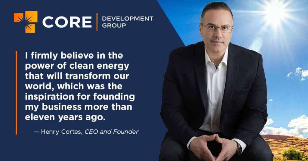 Fleet Ev Charging Gains Traction 1 Coredev ceo henry cortes w quote 1