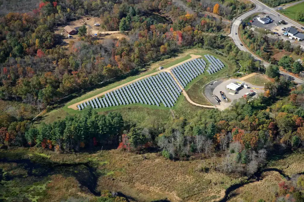 Groundmount aerial brookfield ma